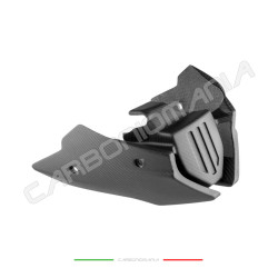 Puntale paramotore carbonio opaco APRILIA DORSODURO SMV 750 900 1200 Trama Twill