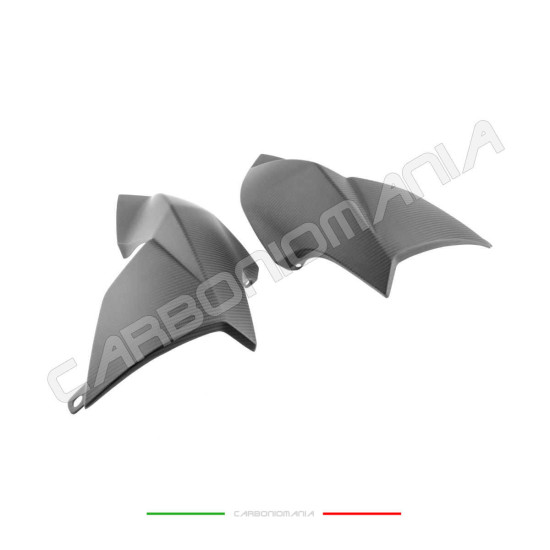 Matt carbon tank side panels Aprilia DORSODURO SMV 750 900 Performance Quality Twill texture | Aprilia image