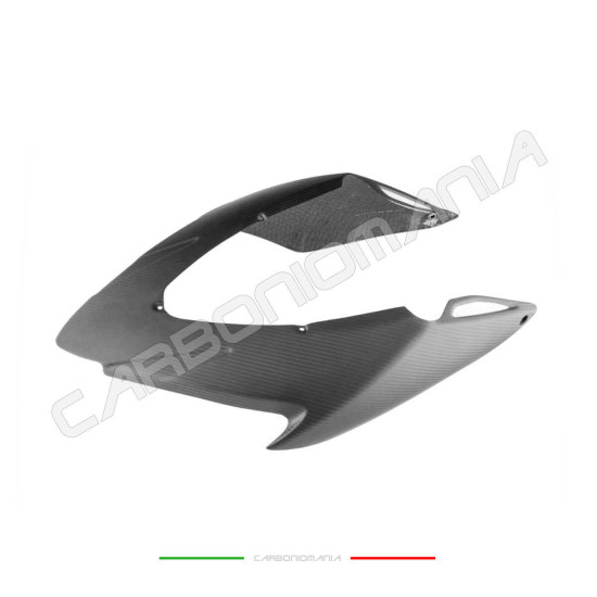 Codone posteriore copri scarichi carbonio opaco Aprilia DORSODURO SMV 750 900 1200 Performance Quality Trama Twill | Aprilia Immagine