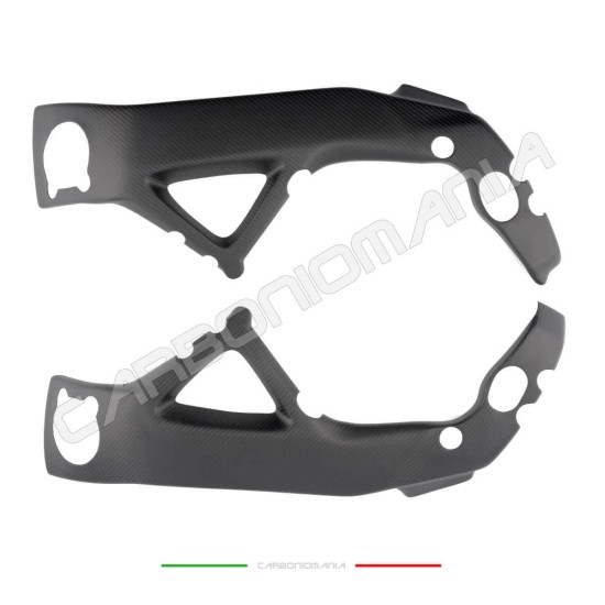 Protezioni copri telaio carbonio opaco Aprilia RSV4 2009 2020 - RSV4 2021 2023 1100 Factory (trama Twill) | Aprilia Immagine