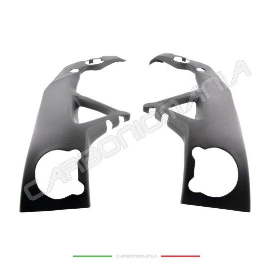 Protezioni copri telaio carbonio opaco Aprilia RSV4 2009 2020 - RSV4 2021 2023 1100 Factory (trama Twill) | Aprilia Immagine