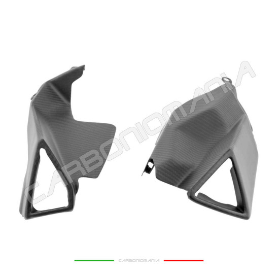 Immagine Paracalore terminali scarico carbonio opaco Aprilia RS 660 Performance Quality | Aprilia