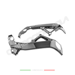 Protezioni copri telaio carbonio Aprilia RSV4/Tuono 1100 Factory 2021 2024 Performance Quality