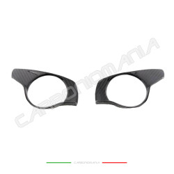 Cornice fari in fibra di carbonio Buell XB9r - XB12R Firebolt Performance Quality trama Twill