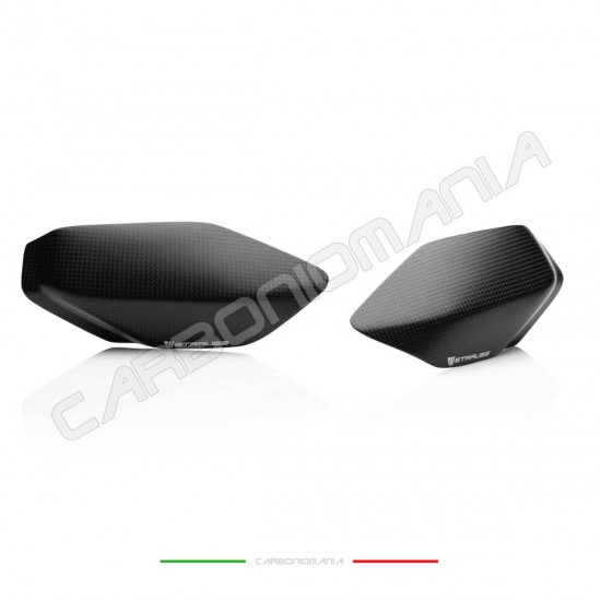 Immagine Protezioni laterali sliders serbatoio carbonio opaco Ducati PANIGALE V4/V4S/V4R (Linea Strauss) | Ducati