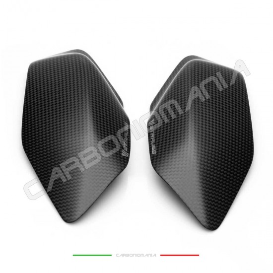 Immagine Protezioni laterali sliders serbatoio carbonio opaco Ducati PANIGALE V4/V4S/V4R (Linea Strauss) | Ducati