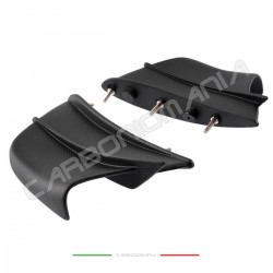 Aerodynamic wing deflectors in matt carbon fiber Ducati PANIGALE V4R Performance Quality