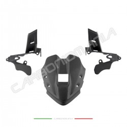 Matte carbon fiber front fairing instrument cover Ducati PANIGALE V4 / V4S / V4R Performance Quality 