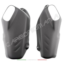 Paracalore terminali scarico carbonio opaco Ducati Streetfighter V4/V4S Performance Quality