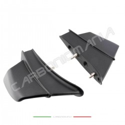 Winglets aerodynamic fins in matt carbon fiber for Ducati PANIGALE V4R Performance Quality fairings