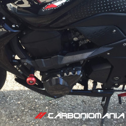 Kit protezioni carter motore in carbonio kawasaki Z 750 2007 2011