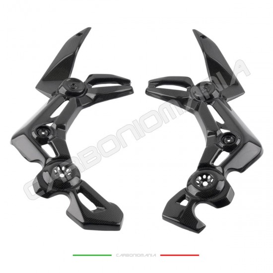 Immagine Copri telaio in fibra di carbonio Kawasaki Z 900 2017 2018 Performance Quality | Kawasaki