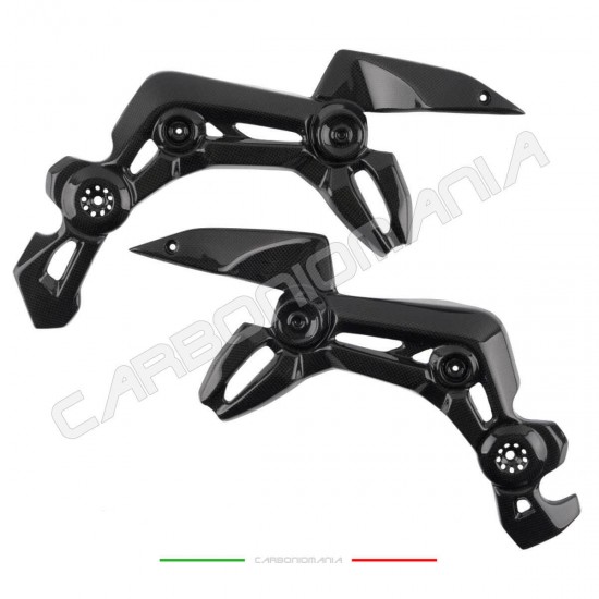 Immagine Copri telaio in fibra di carbonio Kawasaki Z 900 2017 2018 Performance Quality | Kawasaki