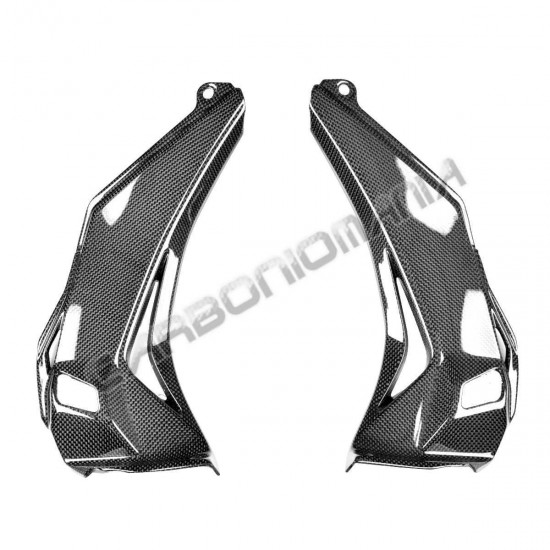 Air duct covers in carbon fiber Kawasaki ZX-10 R 2016 2019 Performance Quality Kawasaki, ZX-10 R 16-19, Carbon, Performance Quality Line image
