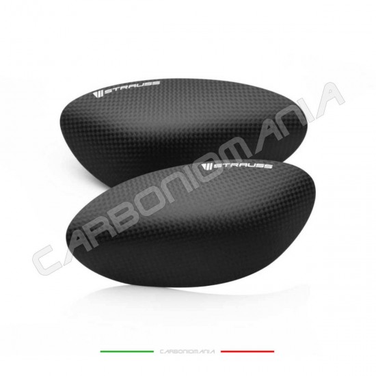 Protezioni laterali sliders serbatoio carbonio lucido Triumph Daytona 675 2013 2017 (Linea Strauss) | Triumph Immagine