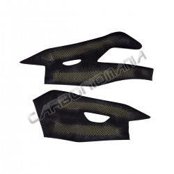 Carbon fiber swingarm cover for Yamaha R1 2015 2019