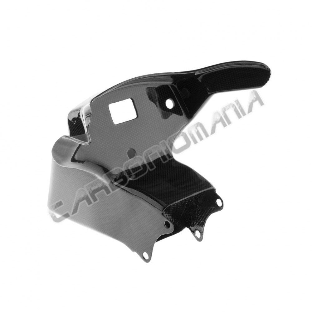 Coppia Carenature Con Condotto Aria Per YZF R6 2003-2005 | Coperchi In ABS Con Stampa Fibra Di Carbonio, Sostituzione Diretta Senza Modifiche