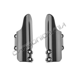 Protezioni ammortizzatori anteriori carbonio Ducati Scrambler 2015 2016 Performance Quality