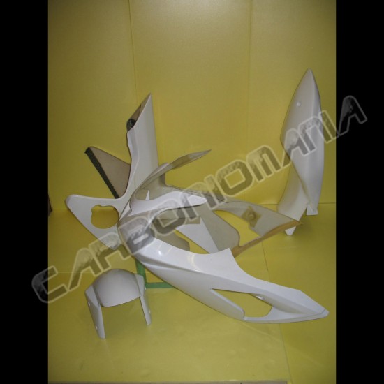 Carena racing completa in tessuto di vetroresina Kawasaki ZX-6R e 636 2003 2004 | Kawasaki Immagine